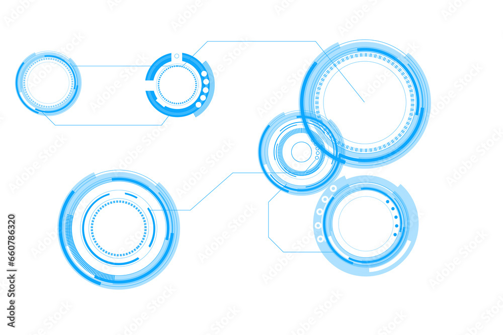 Digital png illustration of blue digital scanning circles on transparent background Digital png illustration of blue digital scanning circles on transparent background