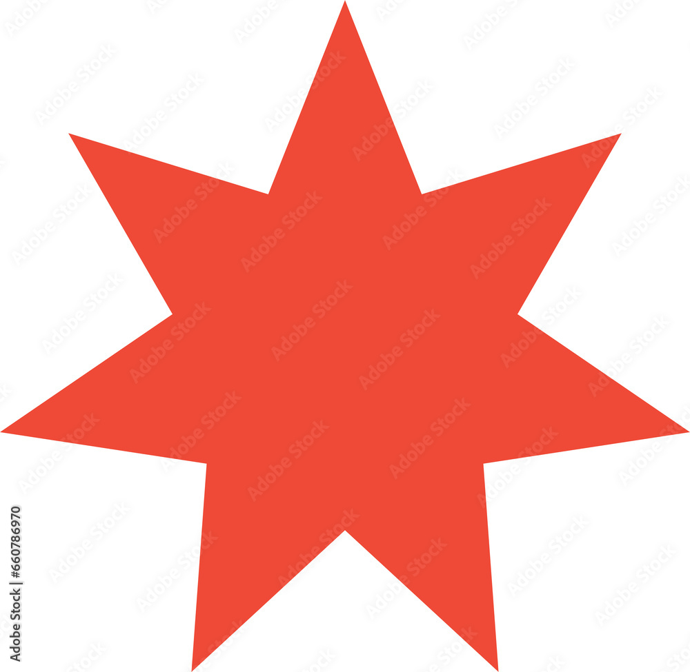 Digital png illustration of big red star on transparent background Digital png illustration of big red star on transparent background