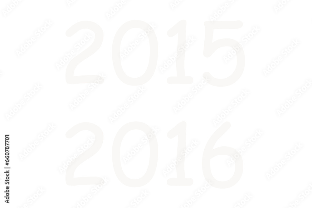 Digital png illustration of 2015 and 2016 numbers on transparent background Digital png illustration of 2015 and 2016 numbers on transparent background