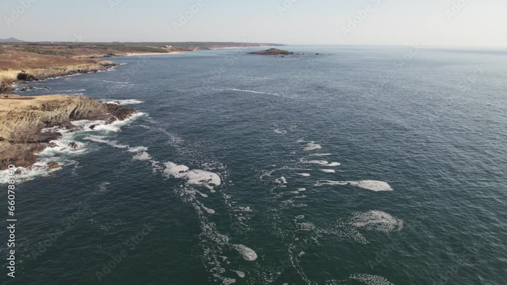 Landscape of Porto Covo in Portugal Aerial View Landscape of Porto Covo in Portugal Aerial View