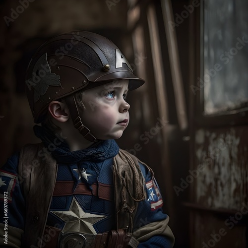captain america if he was a child cinematic shot photo taken by ARRI photo taken by sony photo taken by canon photo taken by nikon photo taken by sony photo taken by hasselblad incredibly detailed  photo