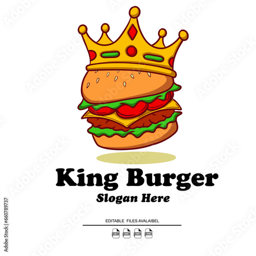 King Berger Logo Restaurant