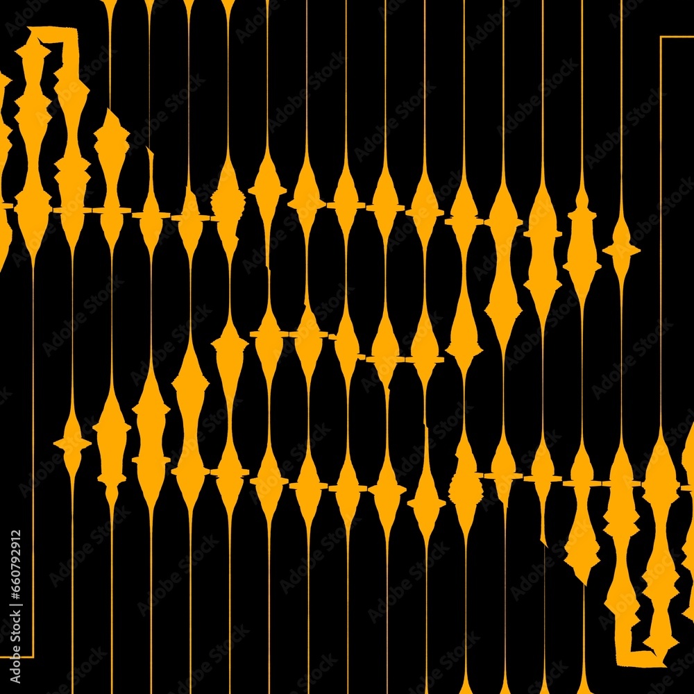 zigzag yellow gold halftone on a plain black background zigzag yellow gold halftone on a plain black background