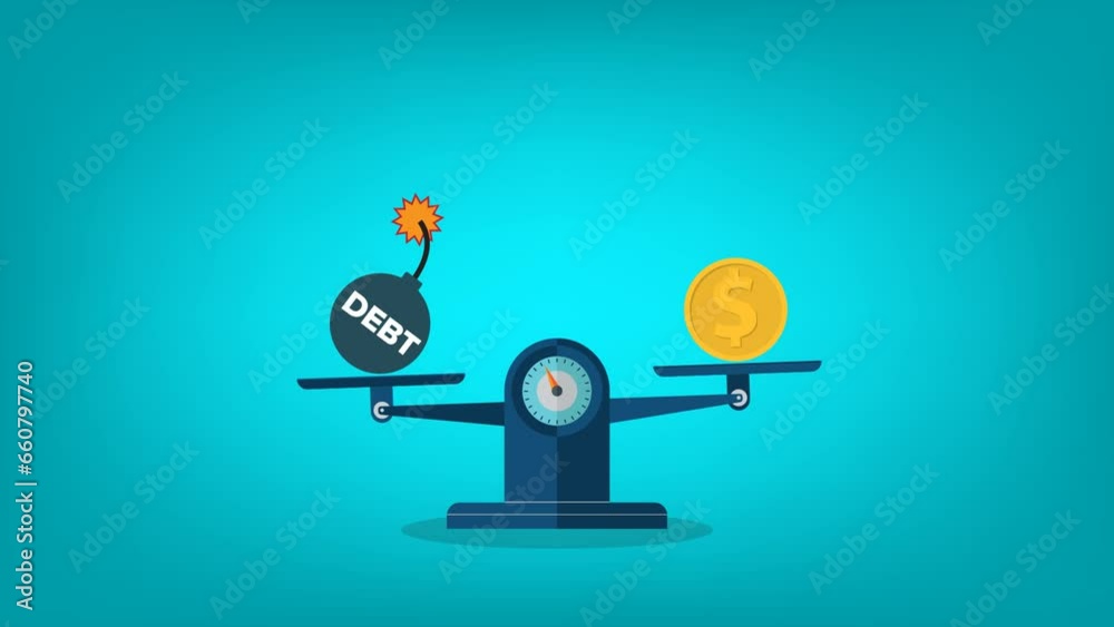 Debt and income on scales. Weighing, balance, debt statistics . Debt and income on scales. Weighing, balance, debt statistics .