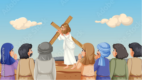 Trial and Torture: Jesus Carrying the Cross
