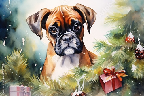 boxer dog tree presents face catalog princess grande alert brown eyes fully faces marbles sales background full