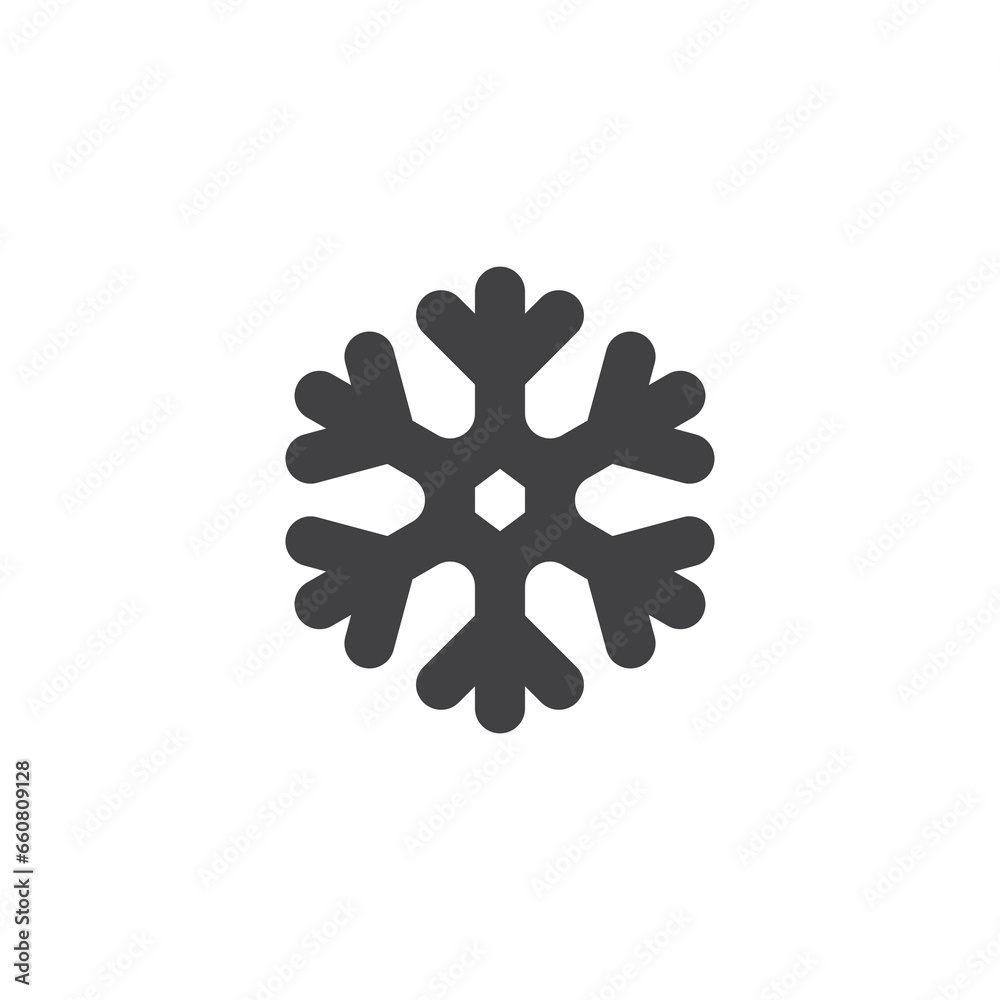 Snowflake vector icon Snowflake vector icon