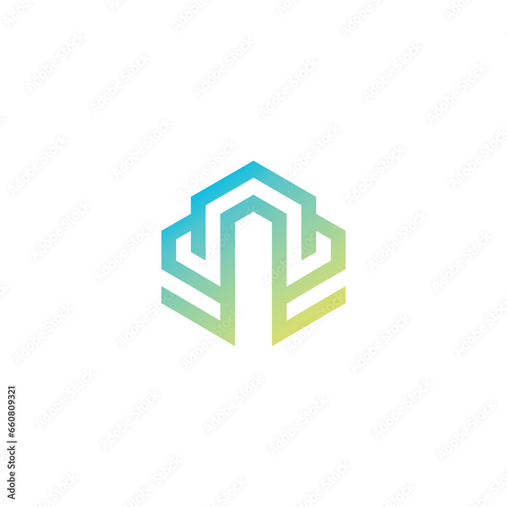 Letter N logo line art with creative design vector Letter N logo line art with creative design vector