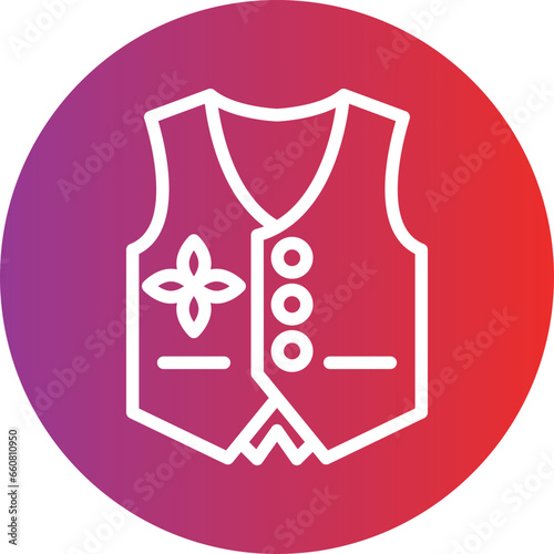 Vector Design Vest Icon Style