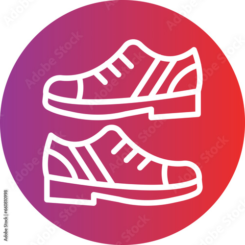 Vector Design Casual Shoes Icon Style