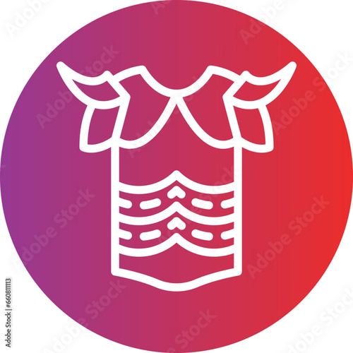 Vector Design Armor Icon Style