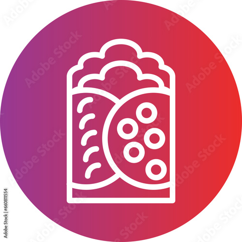 Vector Design Chimichanga Icon Style