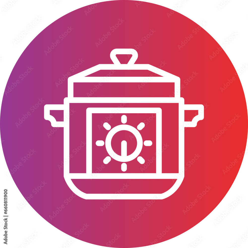 Vector Design Rice Cooker Icon Style Vector Design Rice Cooker Icon Style