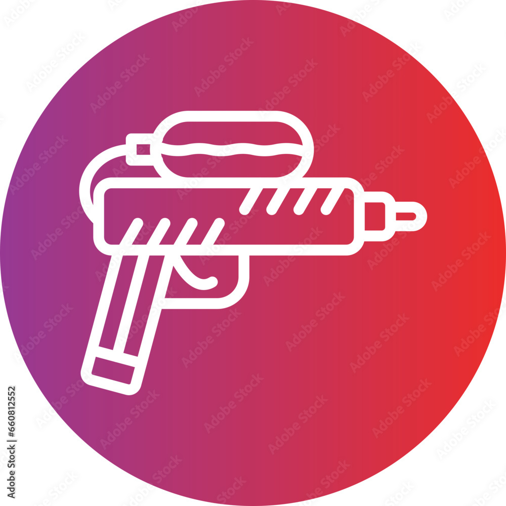 Vector Design Water Gun Icon Style