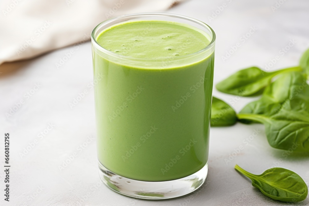 a kid-friendly smoothie made with spinach, banana, and milk a kid-friendly smoothie made with spinach, banana, and milk