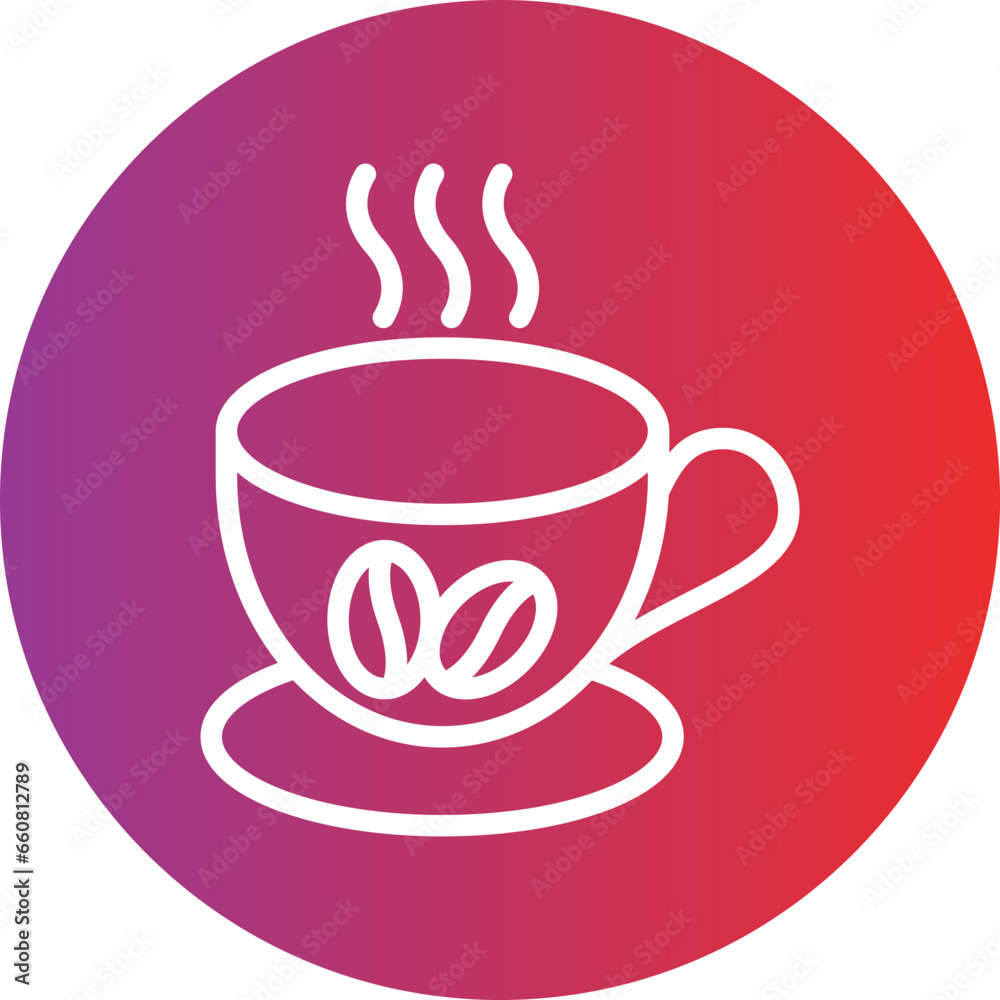 Vector Design Coffee Cup Icon Style Vector Design Coffee Cup Icon Style