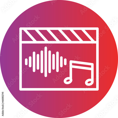 Vector Design Soundtrack Icon Style