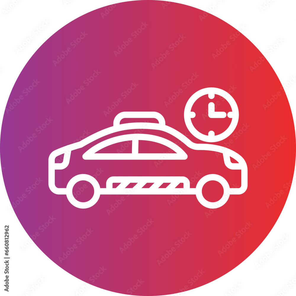 Vector Design Busy Taxi Icon Style Vector Design Busy Taxi Icon Style