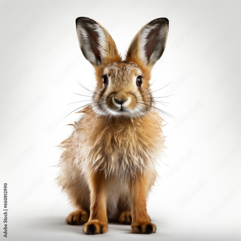 Obraz premium Full view Springtailon a completely white background , wallpaper pictures, Background HD