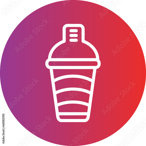 Vector Design Cocktail Shaker Icon Style