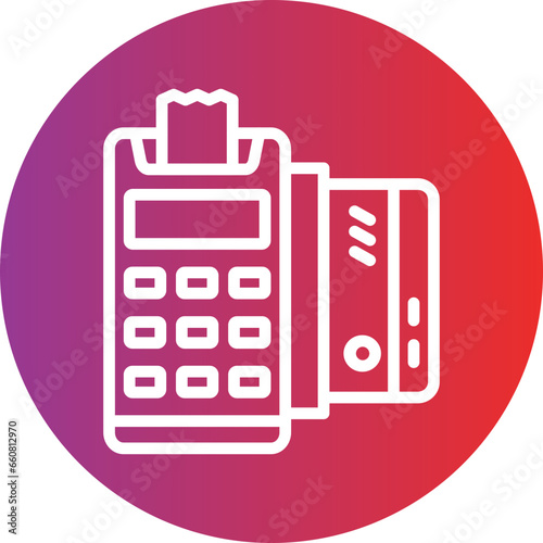 Vector Design Card Machine Icon Style