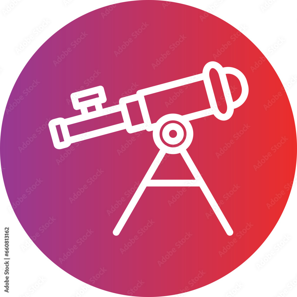 Vector Design Telescope Icon Style Vector Design Telescope Icon Style