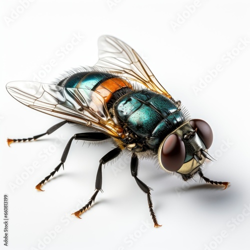 Full view Tsetse flyon a completely white background , wallpaper pictures, Background HD