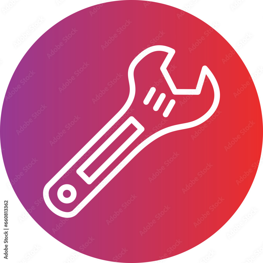 Vector Design Wrench Icon Style Vector Design Wrench Icon Style