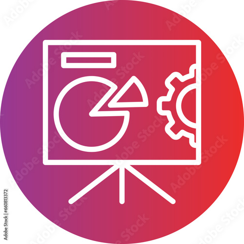 Vector Design Engineering Presentaion Icon Style