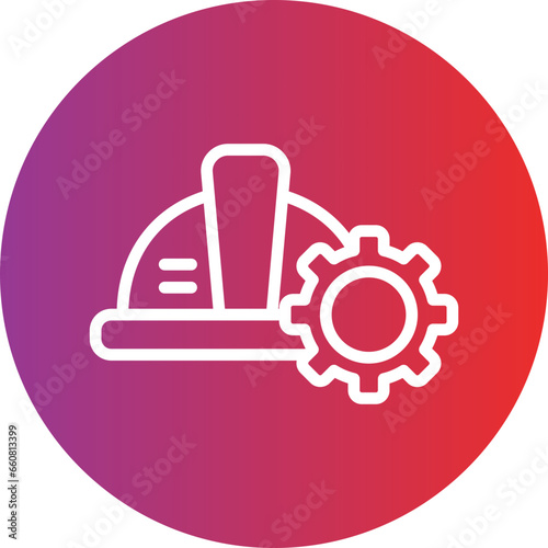 Vector Design Engineering Setting Icon Style