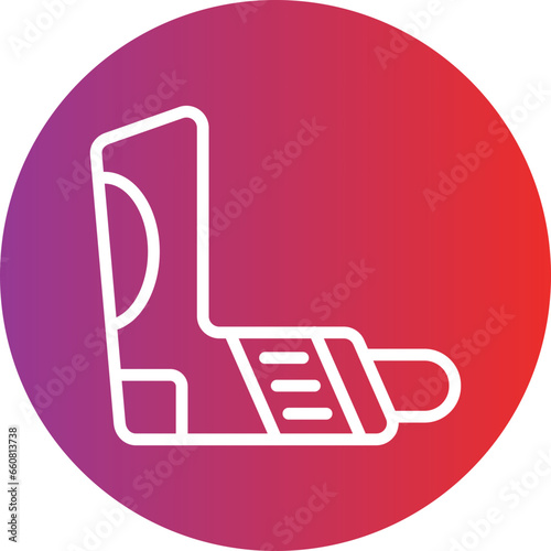 Vector Design Inhaler Icon Style