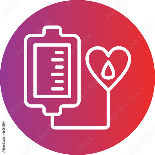 Vector Design Blood Transfusion Icon Style