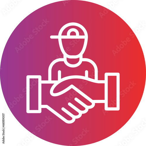 Vector Design Adoption Icon Style