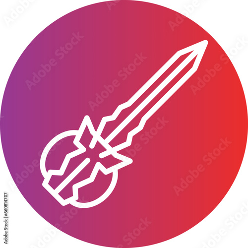 Vector Design Swords Icon Style