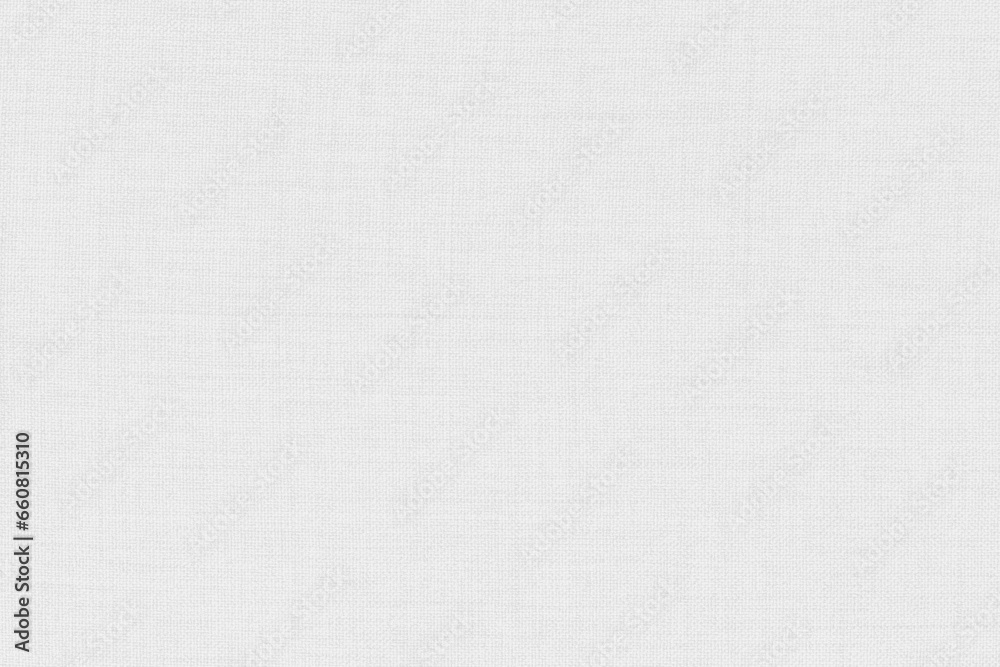 Fototapeta premium White linen fabric texture background, seamless pattern of natural textile.