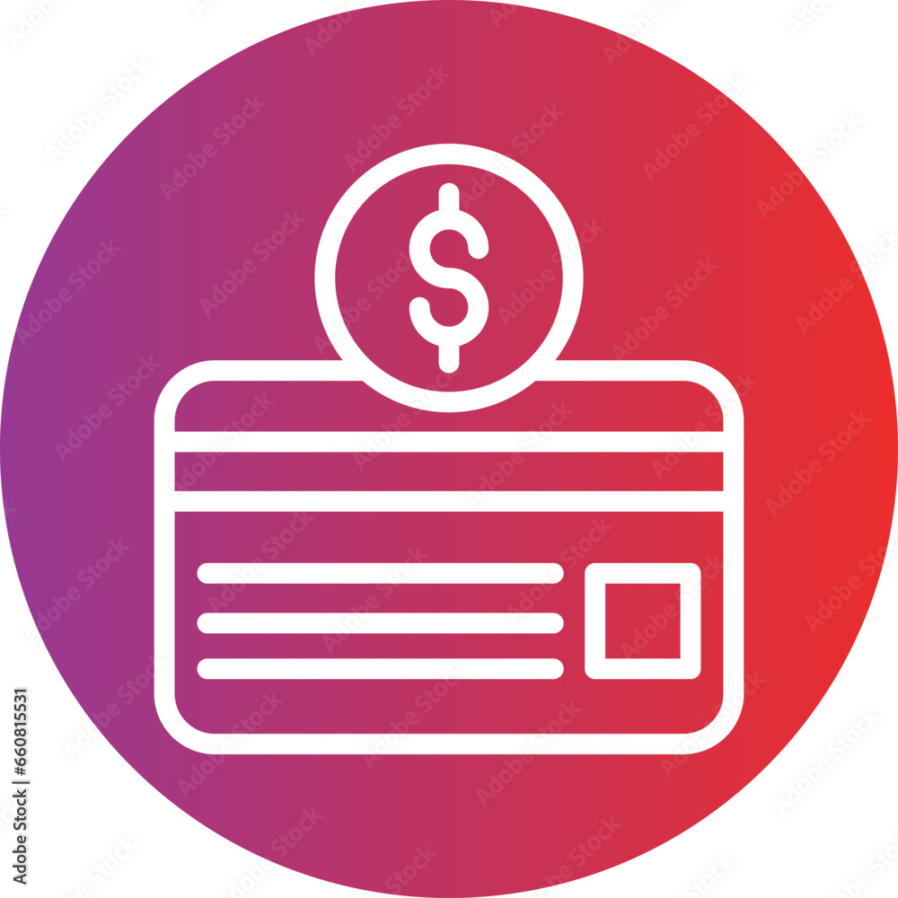 Vector Design Credit Card Payment Icon Style