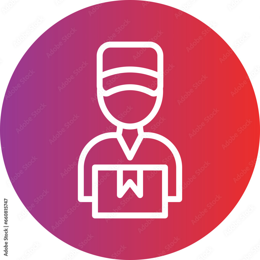 Vector Design Courier Delivery Icon Style Vector Design Courier Delivery Icon Style