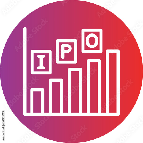 Vector Design IPO Icon Style