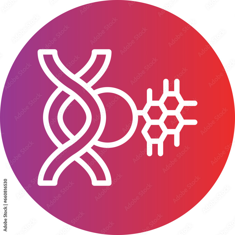 Vector Design Genetic Modification Icon Style Vector Design Genetic Modification Icon Style