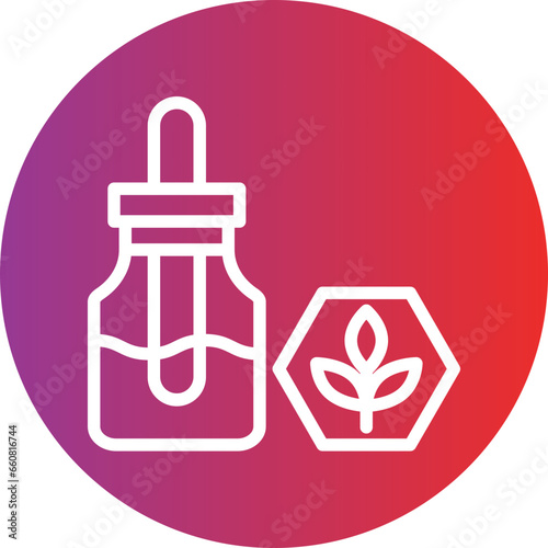 Vector Design Cbd Oil Icon Style