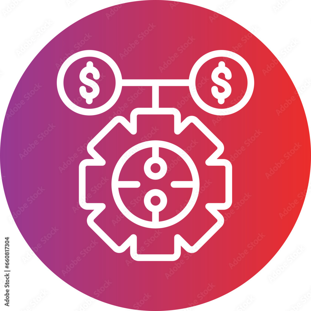 Vector Design Management Icon Style Vector Design Management Icon Style