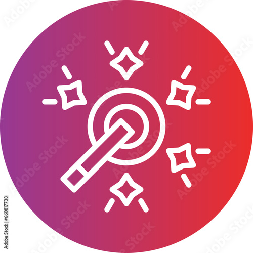 Vector Design Auto Enhance Icon Style