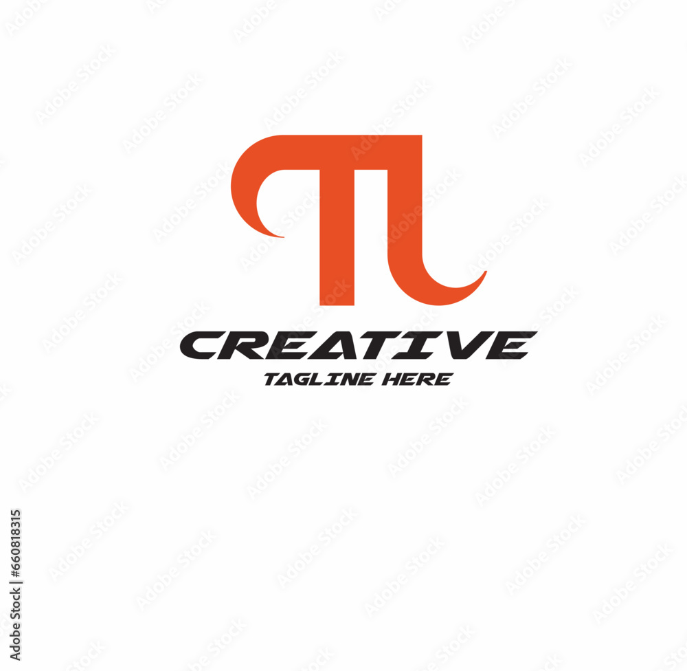 TJ Letters Vector logo design vector image