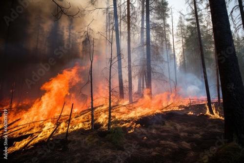 fire damaging a forest © Alfazet Chronicles
