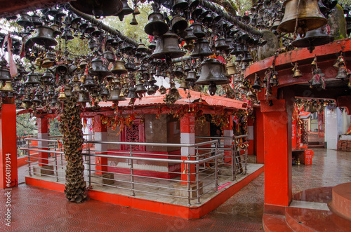 Golu Devata chitai Temple, Almoda, Uttarakhand, India. photo