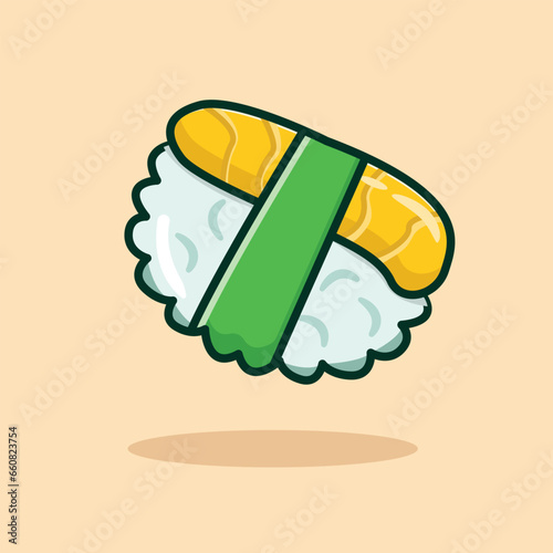Tamago. Vector Illustration