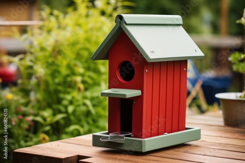 birdhouse with automatic seed dispenser © Alfazet Chronicles