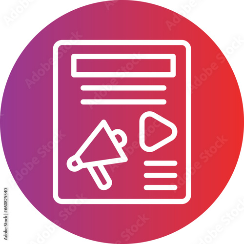 Advertorial Icon Style