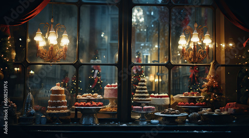 Pastries in Front of a Window