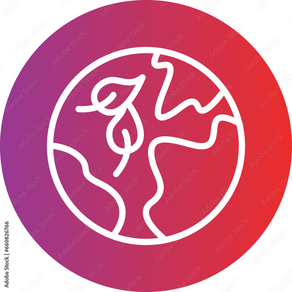 Eco Earth Icon Style Eco Earth Icon Style